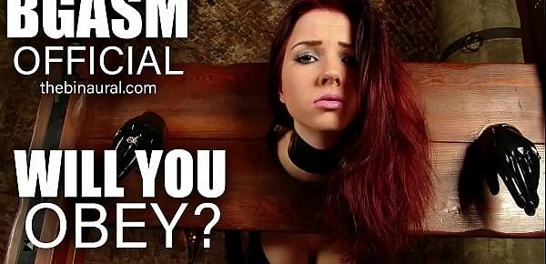  Will You Obey - Slave Hypnosis (BGASM)